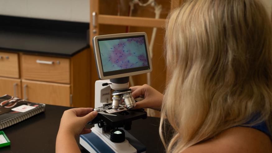 New digital screen microscope