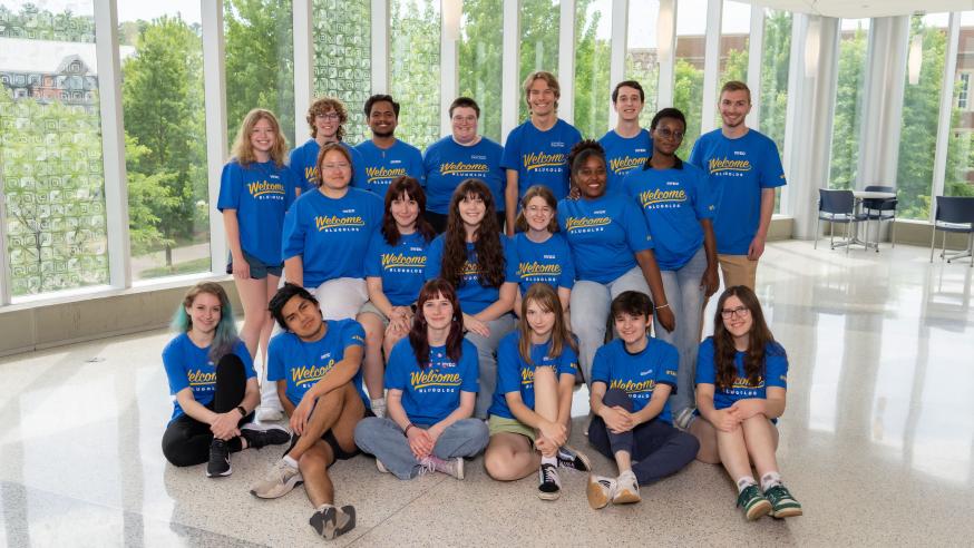 Group photo of the 2026 Orientation Assistant Staff