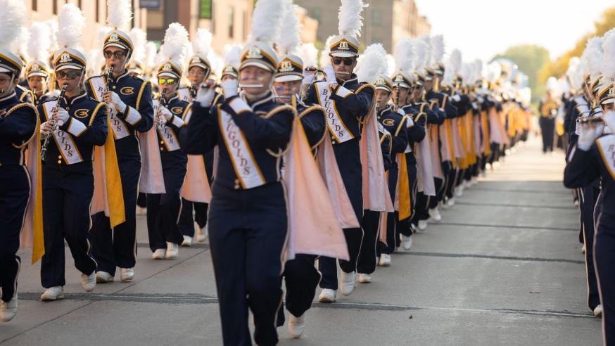 BMB Marcing in parade