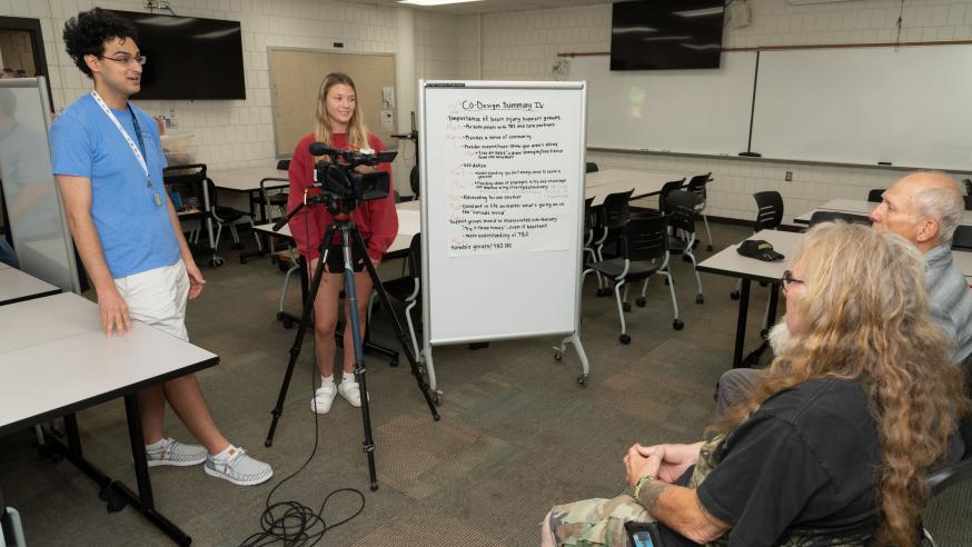 2025 Traumatic Brain Injury therapy involving students and patients.