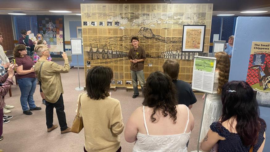 2026 Kai Hirata speaks The Small and the Mighty: Chippewa Valley opening reception