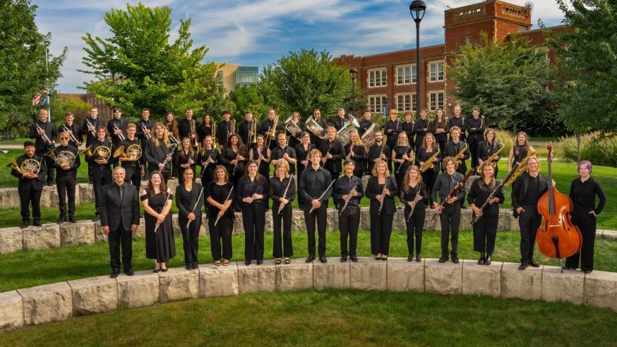 Wind symphony group shot 