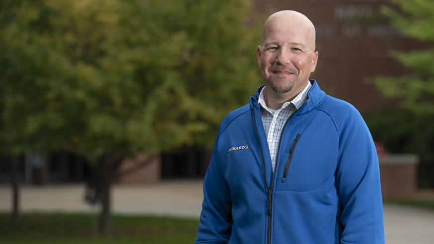 Adam Duquaine CIO of Menards Crop visiting campus