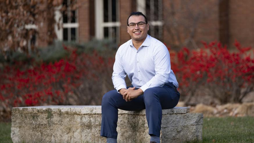 Ricky Ruel, '21 social work grad