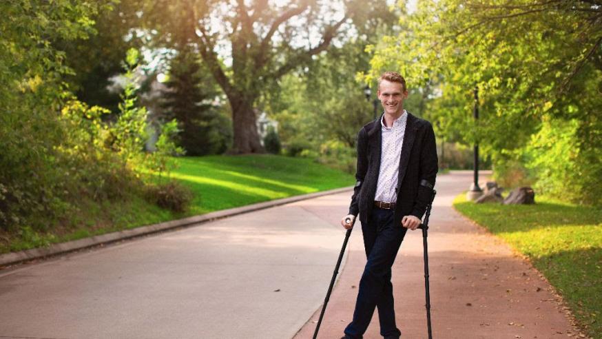 Zach Caterer is a biochemistry/molecular biology and mathematics major enrolled in UW-Eau Claire’s pre-professional medicine program.