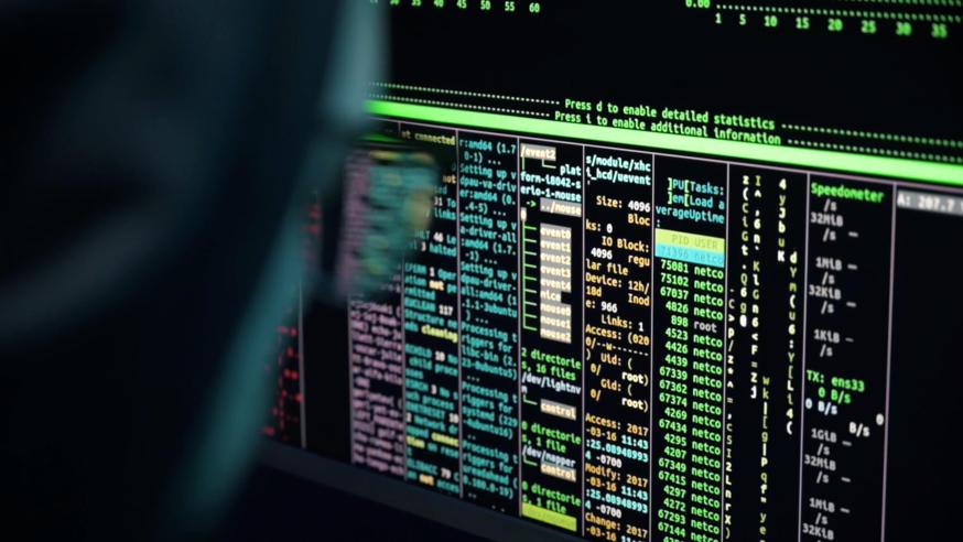 Person using Blugold super computing cluster.