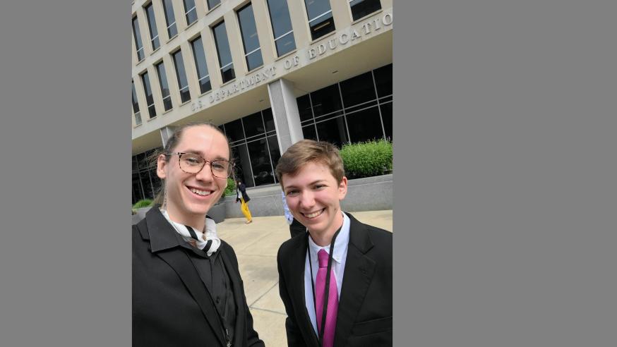 Erik Marcotte and Caden Joergens