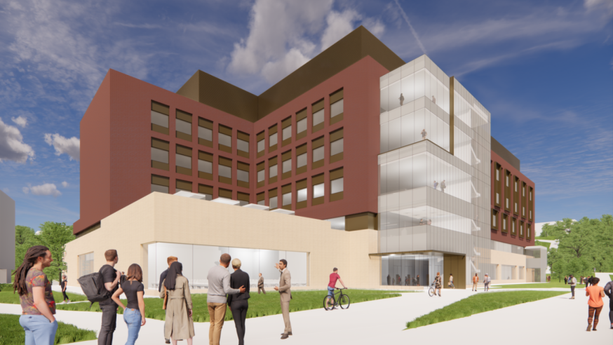Rendering of Science and Health Sciences Building