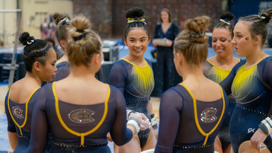 Blugold gymnastics team