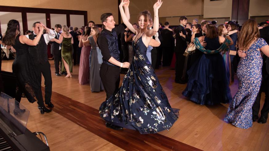 Dancers at the Annual Viennese Ball