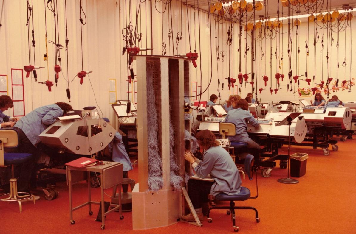 Cray production floor 1970s 
