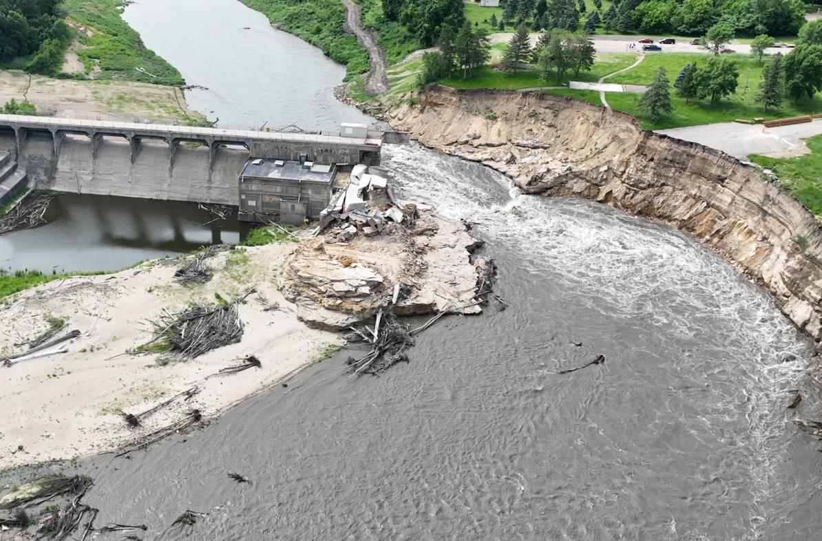 Rapidan Dam research drone shot 
