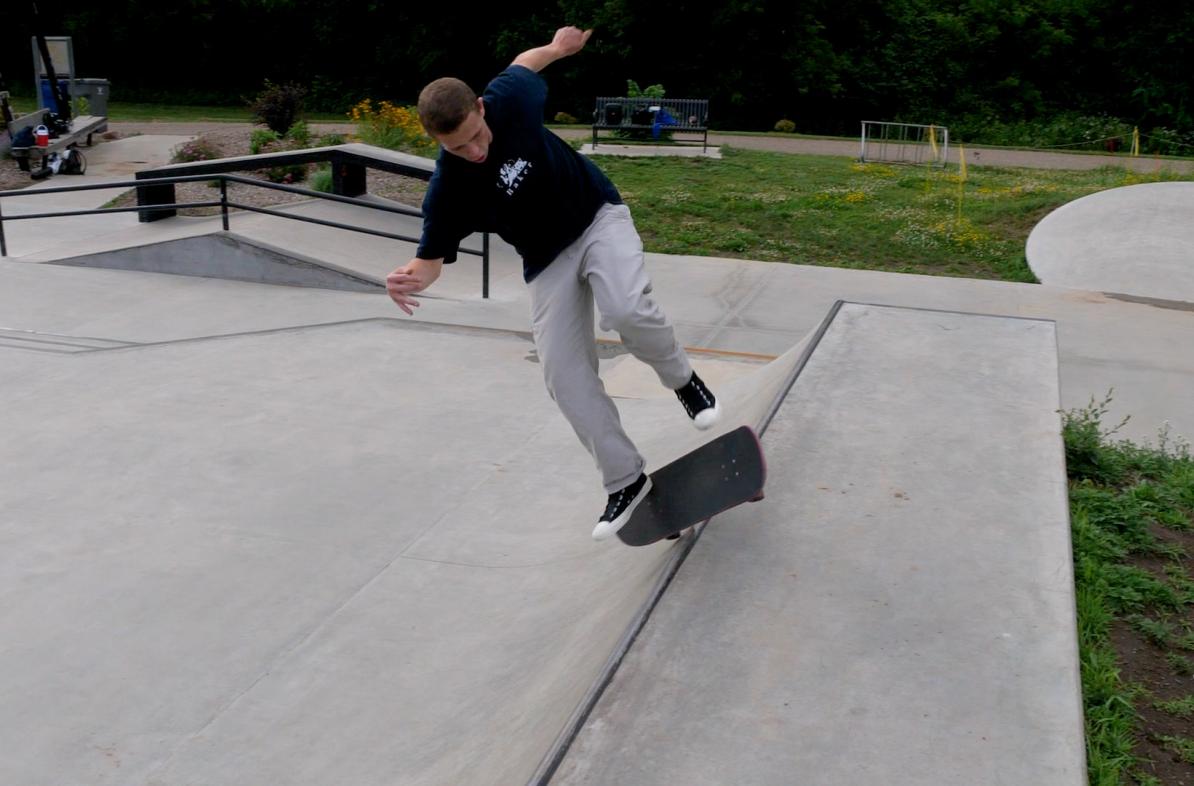 skateboarder at Boyd Park