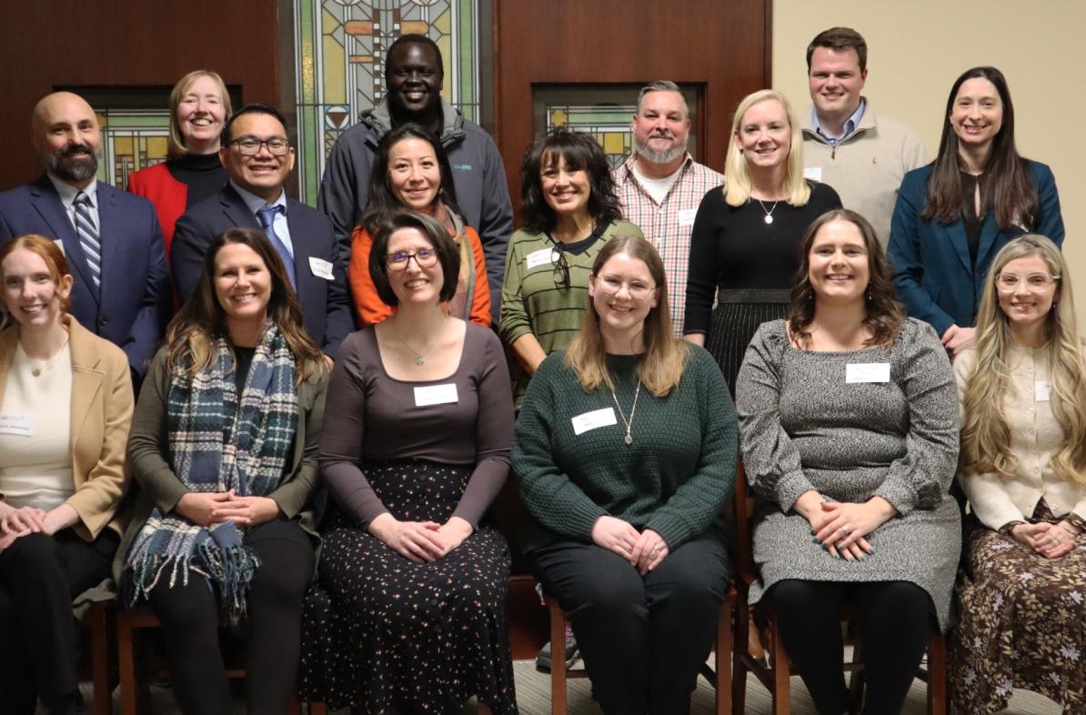 UW MBA Consortium graduates gathered at UW-Eau Claire's Dulany Inn on December 19, 2025 for a pre-commencement celebration.