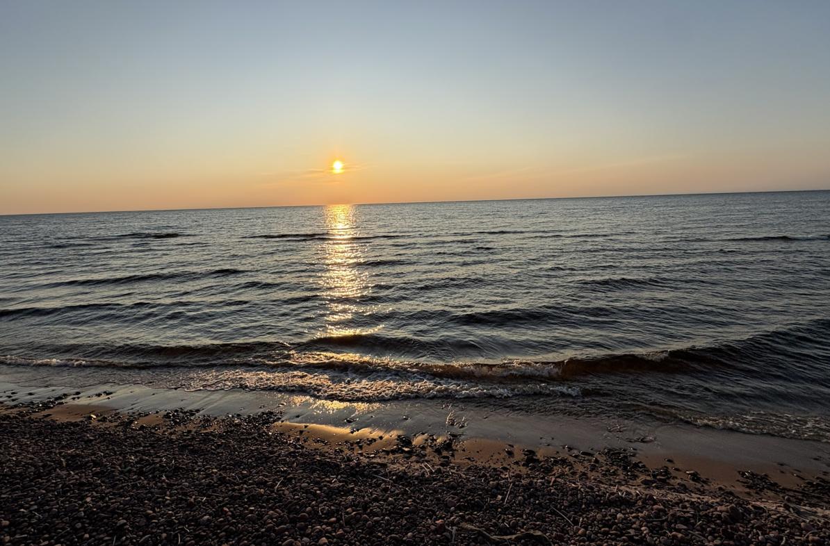 Lake view near Michigan's Upper Peninsula