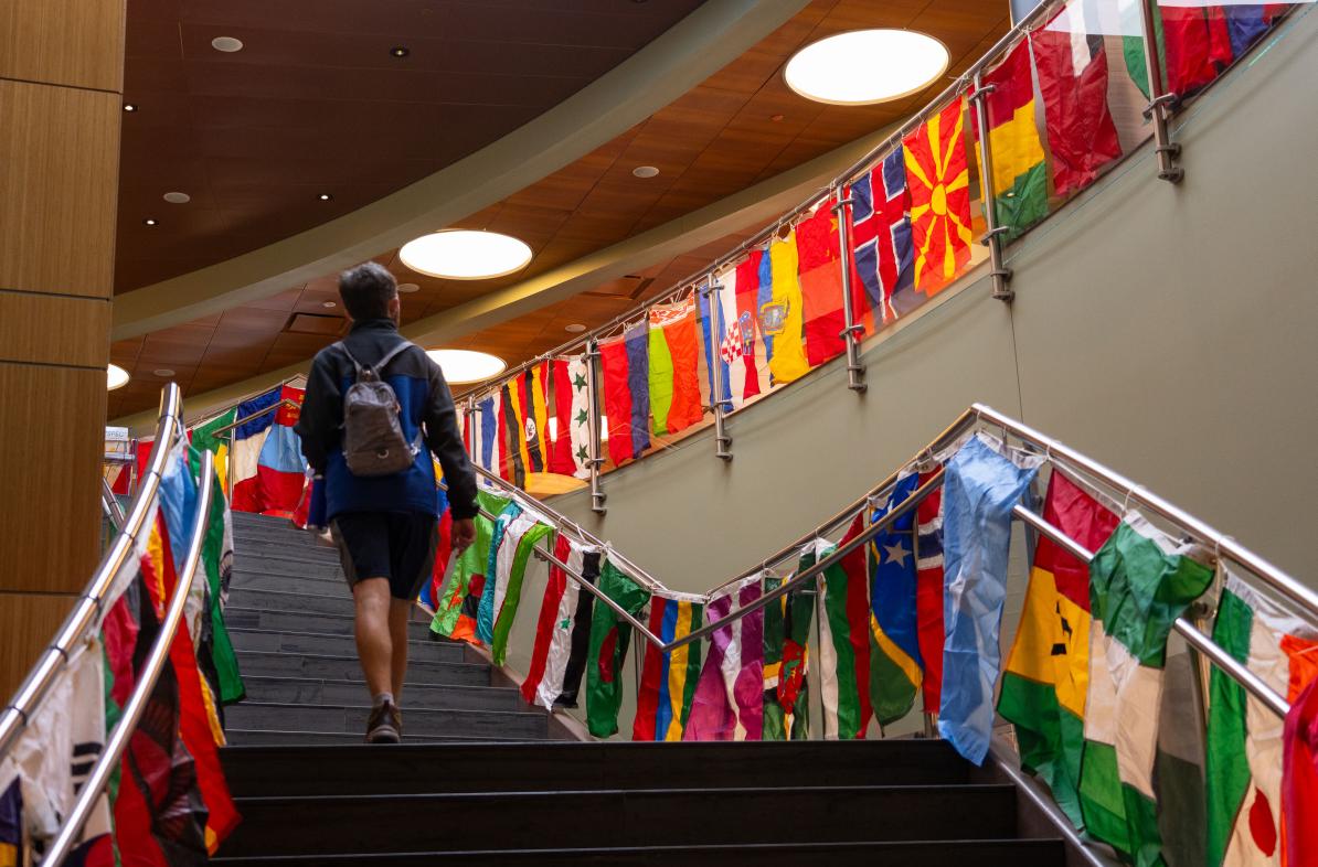 Davies dressed up for CultureFest 