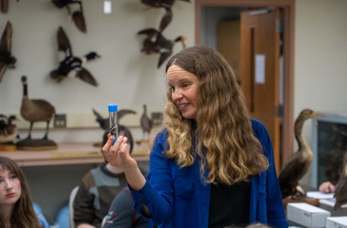 Jennifer Smith in lab