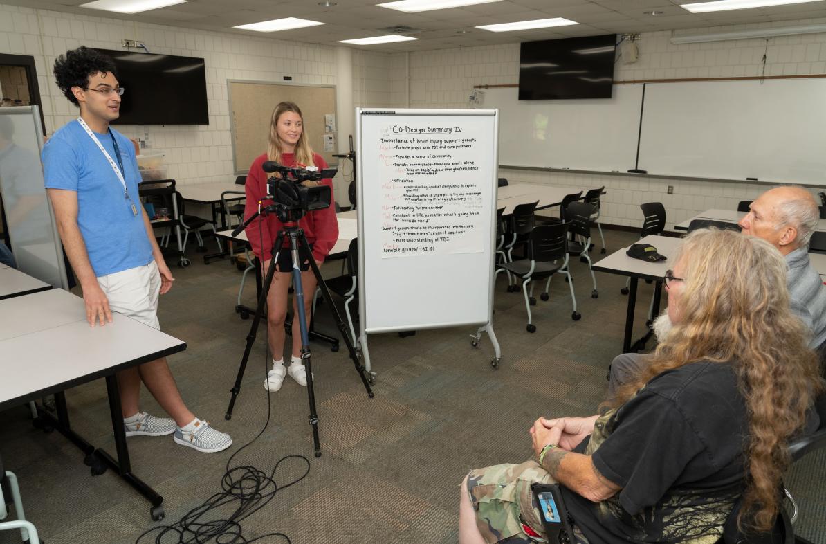 2025 Traumatic Brain Injury therapy involving students and patients.
