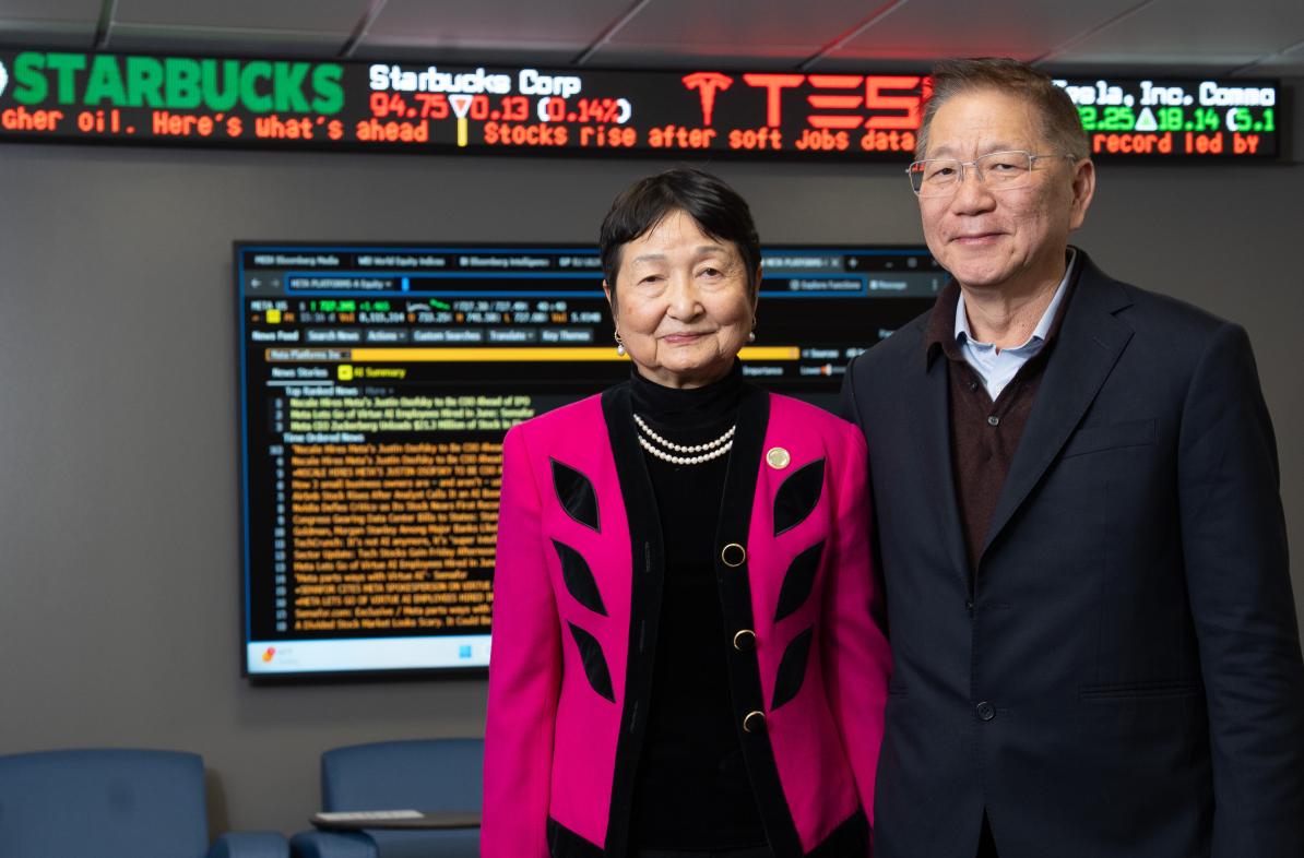 Grace Lau and Charles Tsui