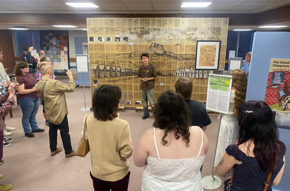 2026 Kai Hirata speaks The Small and the Mighty: Chippewa Valley opening reception