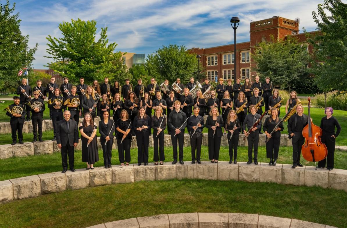 Wind symphony group shot 