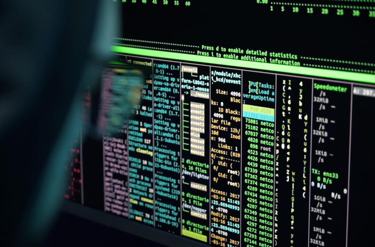 Person using Blugold super computing cluster.