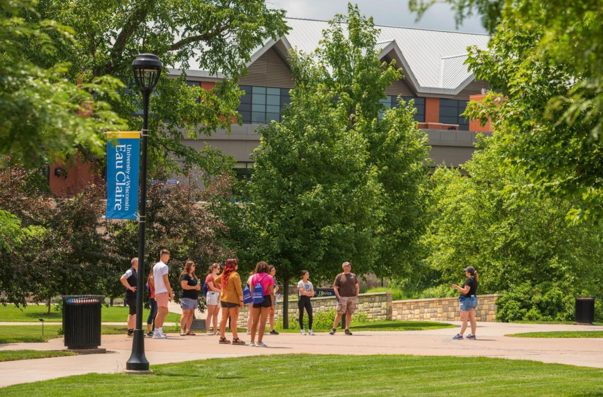 Lower campus in summer