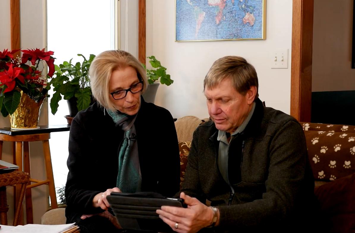 Dr. CeCelia Zorn, professor emerita of nursing, and her husband, Wayne Zorn.