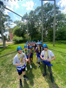 Group ropes course 
