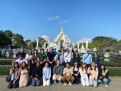2026 Thailand Immersion student group poses for a picture