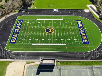 Aerial picture of Simpson Field