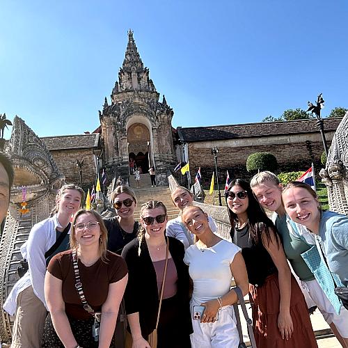 students in immersin in Thailand through COB 2023