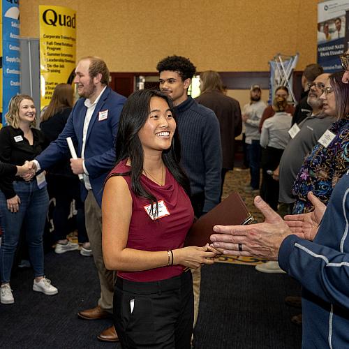 Career Fair hosted by Career Services