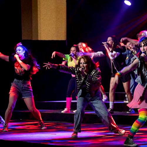 singers on stage at cabaret