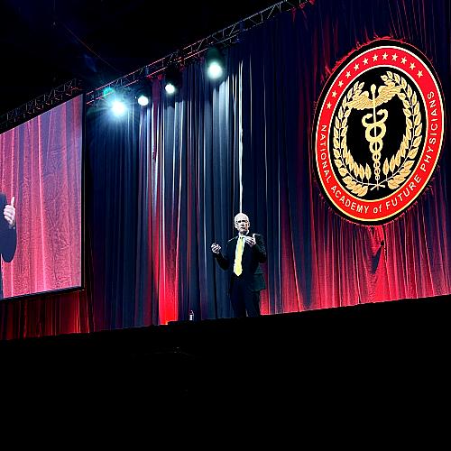Dr. Michael Carney presents at the annual conference hosted by The Congress of Future Medical Leaders.