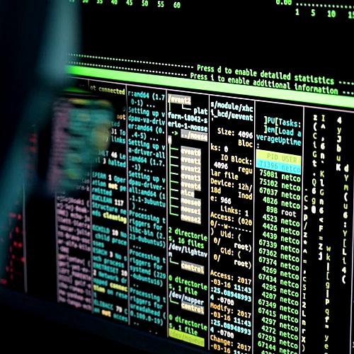 Person using Blugold super computing cluster.